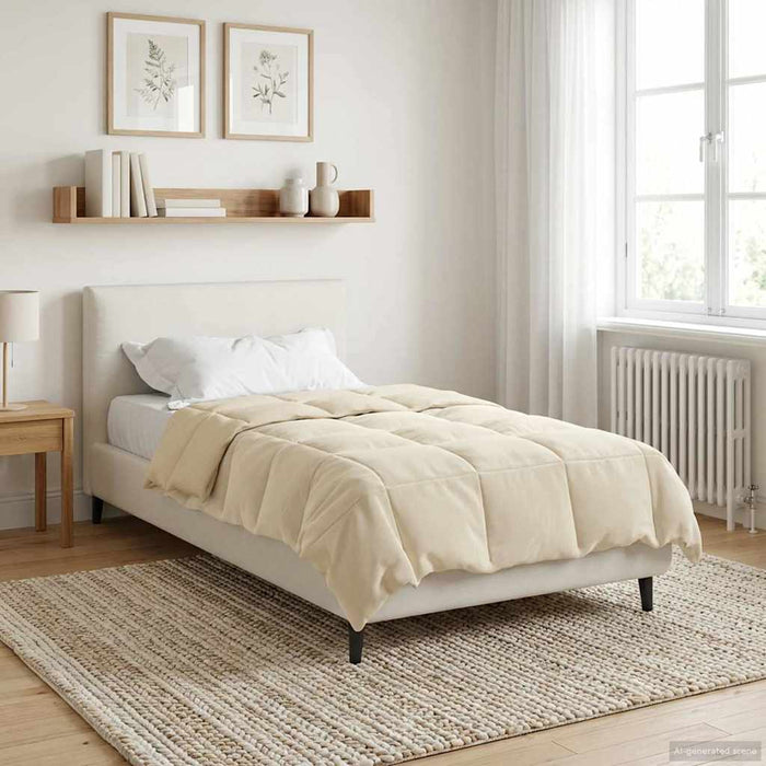 Duvet complet pe tot parcursul anului Patos Crem 140 x 220 cm - WALTI WALTI