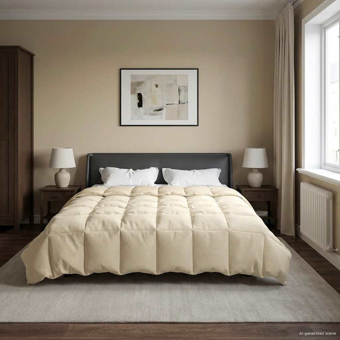 Duvet complet pe tot parcursul anului Patos Crem 200 x 220 cm - WALTI WALTI