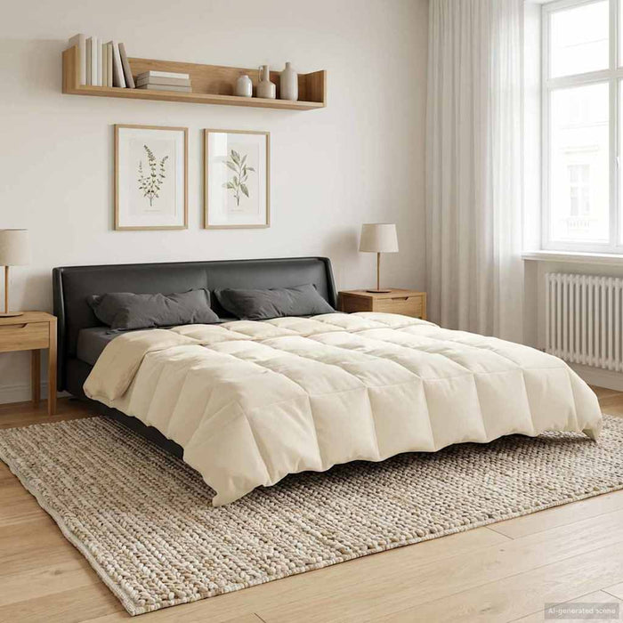 Duvet complet pe tot parcursul anului Patos Crem 220 x 240 cm - WALTI WALTI