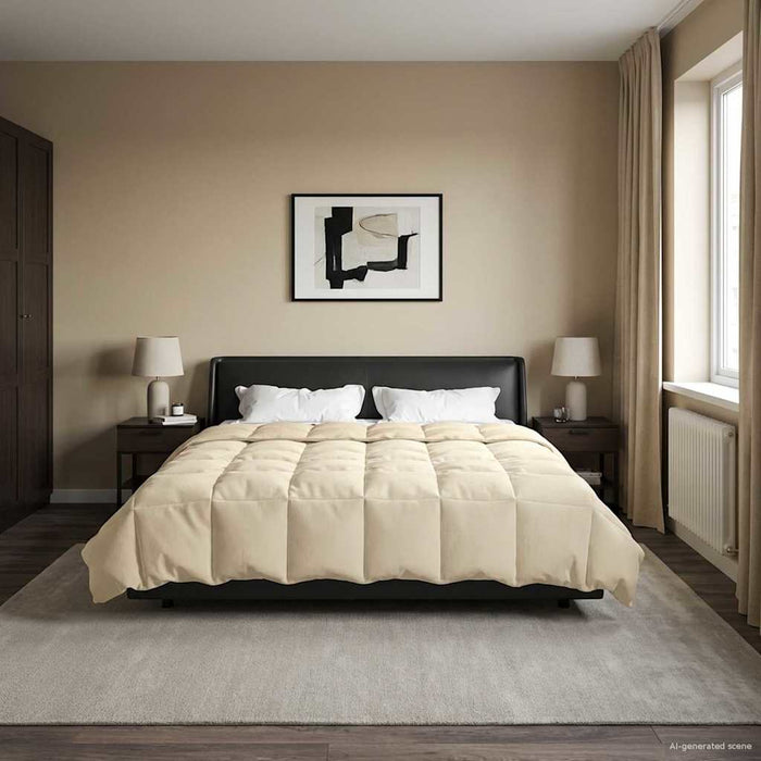 Duvet complet pe tot parcursul anului Patos Crem 220 x 260 cm - WALTI WALTI