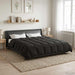 Duvet de iarnă Patos Antracit 240 x 260 cm Microfibră - WALTI WALTI