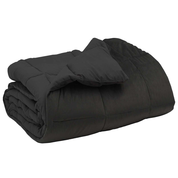 Duvet de iarnă Patos Antracit 240 x 260 cm Microfibră - WALTI WALTI