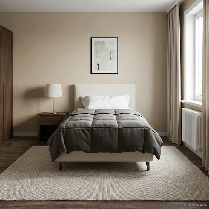 Duvet de iarnă Patos Gri deschis 140 x 220 cm Microfibră - WALTI WALTI
