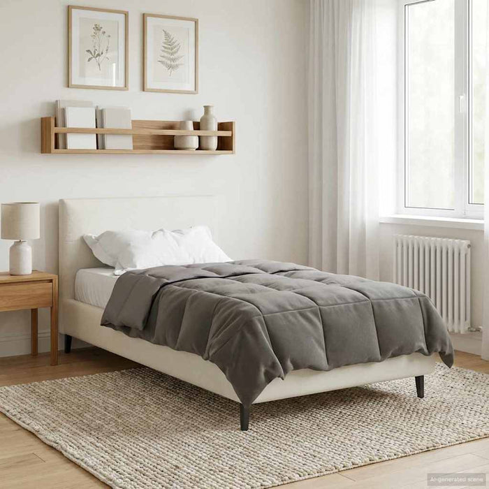 Duvet de iarnă Patos Gri deschis 155 x 200 cm Microfibră - WALTI WALTI