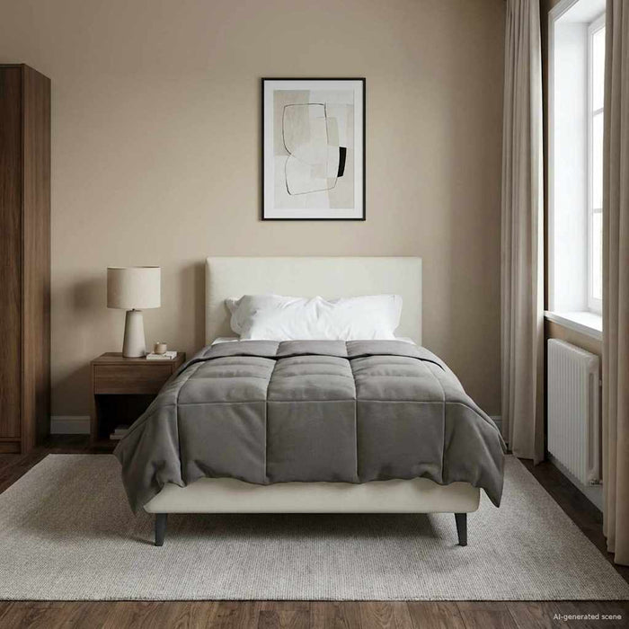 Duvet de iarnă Patos Gri deschis 155 x 200 cm Microfibră - WALTI WALTI