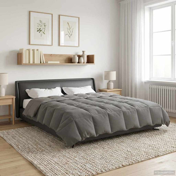 Duvet de iarnă Patos Gri deschis 200 x 200 cm Microfibră - WALTI WALTI