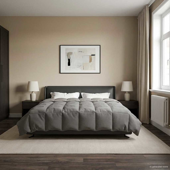 Duvet de iarnă Patos Gri deschis 200 x 240 cm Microfibră - WALTI WALTI