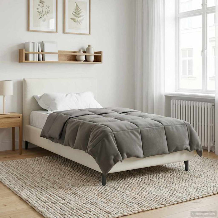Duvet de iarnă Patos Gri deschis 135 x 200 cm Microfibră - WALTI WALTI