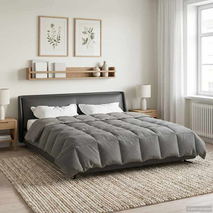 Duvet de iarnă Patos Gri deschis 200 x 220 cm Microfibră - WALTI WALTI