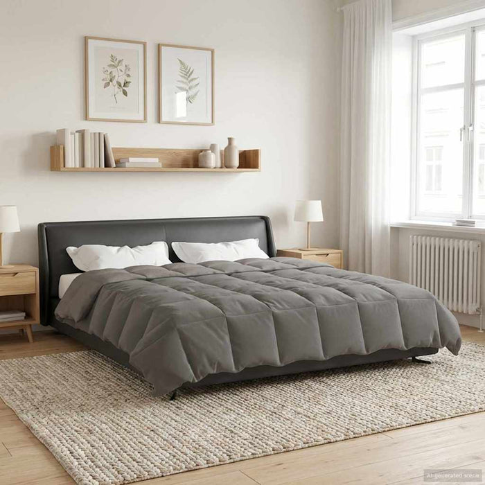 Duvet de iarnă Patos Gri deschis 240 x 260 cm Microfibră - WALTI WALTI
