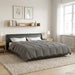 Duvet de iarnă Patos Gri deschis 240 x 260 cm Microfibră - WALTI WALTI