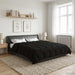 Duvet de iarnă Patos Negru 200 x 200 cm Microfibră - WALTI WALTI