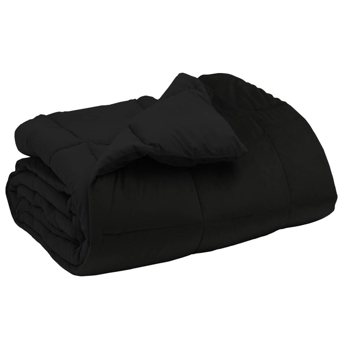 Duvet de iarnă Patos Negru 200 x 200 cm Microfibră - WALTI WALTI