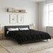 Duvet de iarnă Patos Negru 200 x 240 cm Microfibră - WALTI WALTI