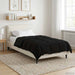 Duvet de iarnă Patos Negru 135 x 220 cm Microfibră - WALTI WALTI