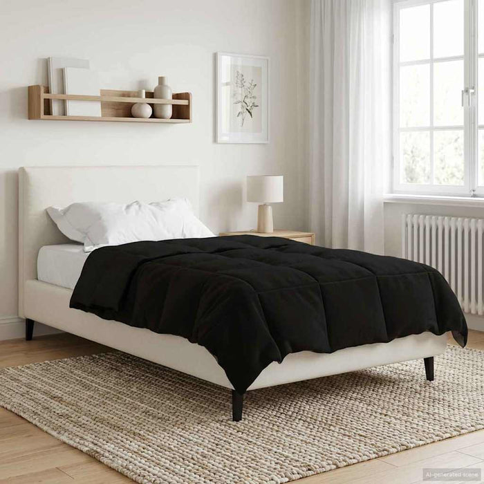 Duvet de iarnă Patos Negru 140 x 220 cm Microfibră - WALTI WALTI