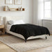 Duvet de iarnă Patos Negru 155 x 220 cm Microfibră - WALTI WALTI