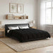 Duvet de iarnă Patos Negru 220 x 260 cm Microfibră - WALTI WALTI
