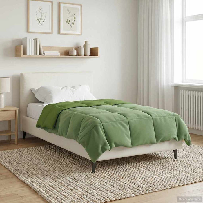 Duvet de iarnă Patos Verde 135 x 200 cm Microfibră - WALTI WALTI