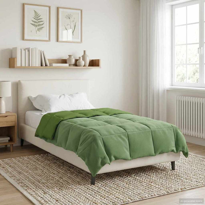 Duvet de iarnă Patos Verde 140 x 200 cm Microfibră - WALTI WALTI