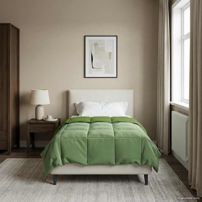 Duvet de iarnă Patos Verde 140 x 200 cm Microfibră - WALTI WALTI