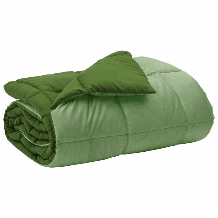 Duvet de iarnă Patos Verde 140 x 200 cm Microfibră - WALTI WALTI