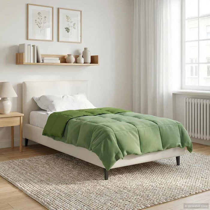 Duvet de iarnă Patos Verde 155 x 200 cm Microfibră - WALTI WALTI