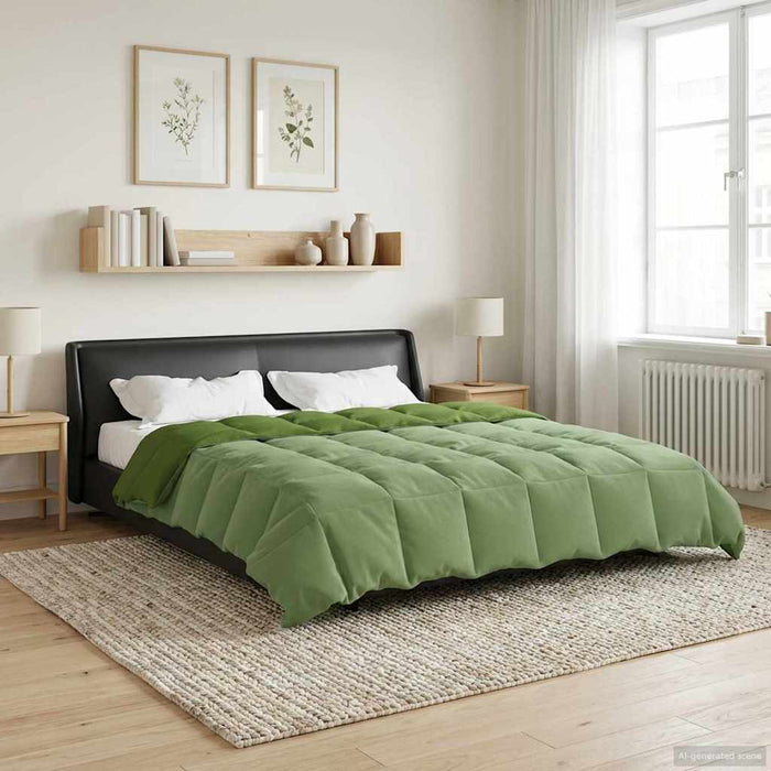 Duvet de iarnă Patos Verde 200 x 240 cm Microfibră - WALTI WALTI