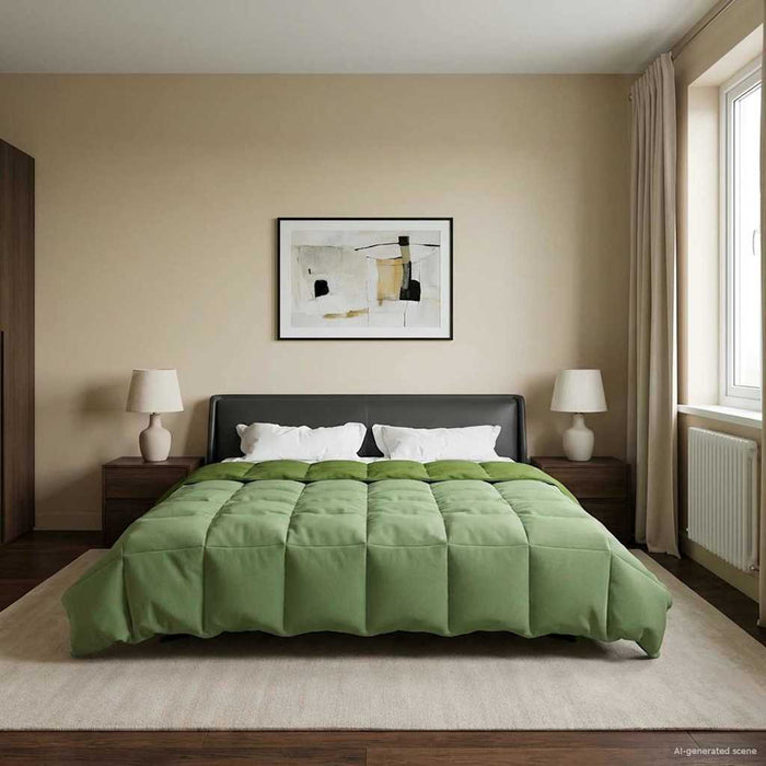 Duvet de iarnă Patos Verde 200 x 240 cm Microfibră - WALTI WALTI