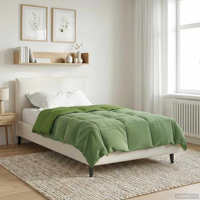 Duvet de iarnă Patos Verde 135 x 200 cm Microfibră - WALTI WALTI