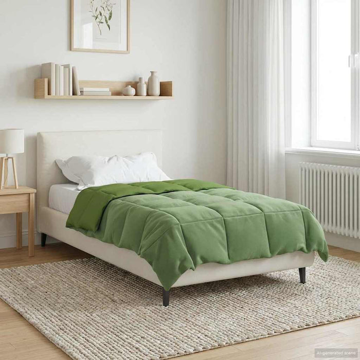 Duvet de iarnă Patos Verde 155 x 220 cm Microfibră - WALTI WALTI