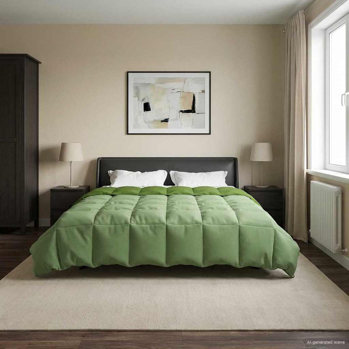 Duvet de iarnă Patos Verde 200 x 220 cm Microfibră - WALTI WALTI
