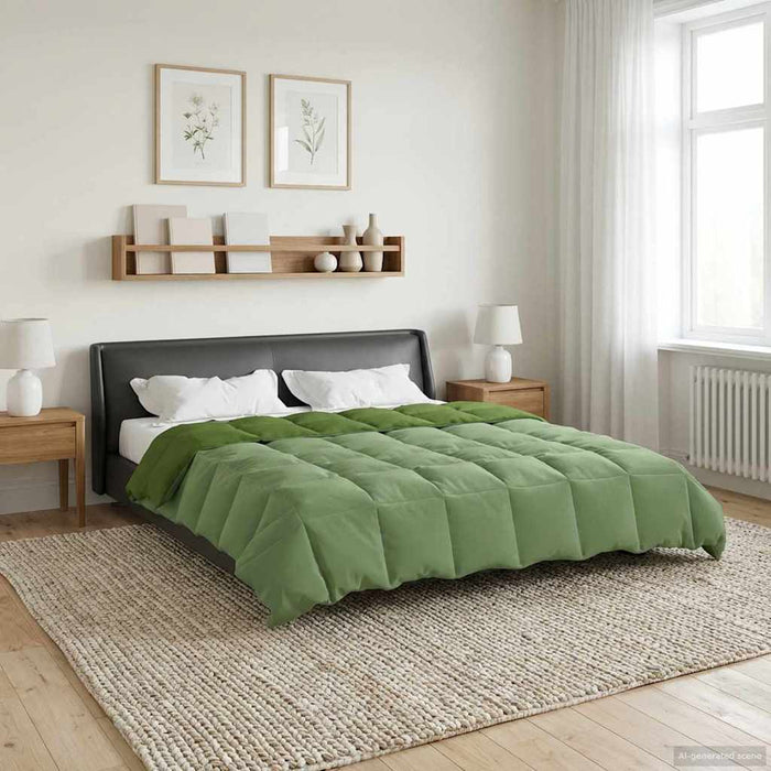 Duvet de iarnă Patos Verde 220 x 240 cm Microfibră - WALTI WALTI
