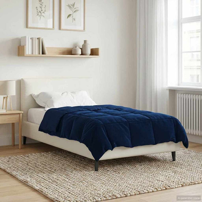 Duvet de iarnă Patos Albastru închis 135 x 200 cm Microfibră - WALTI WALTI
