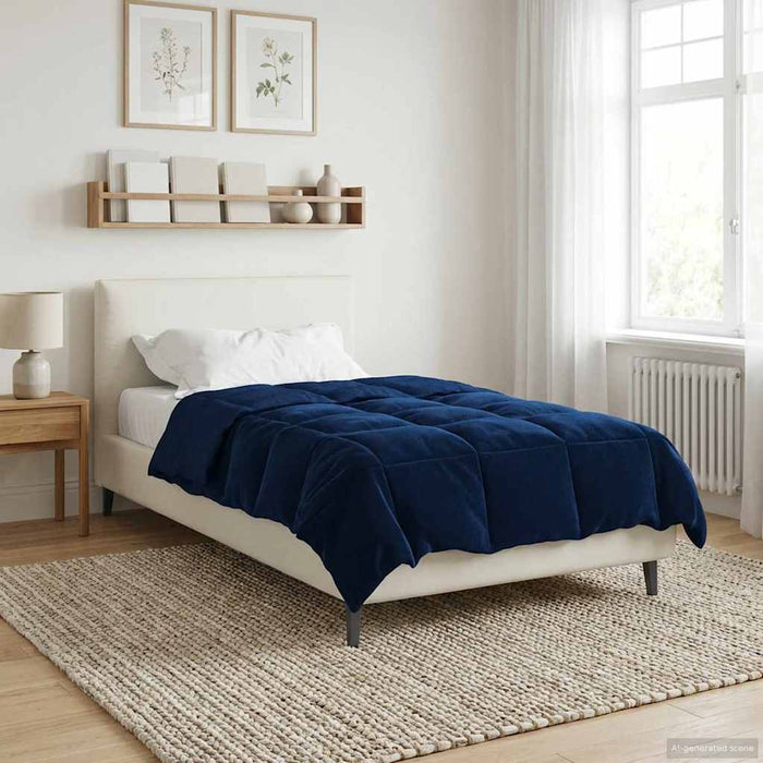 Duvet de iarnă Patos Albastru închis 140 x 200 cm Microfibră - WALTI WALTI