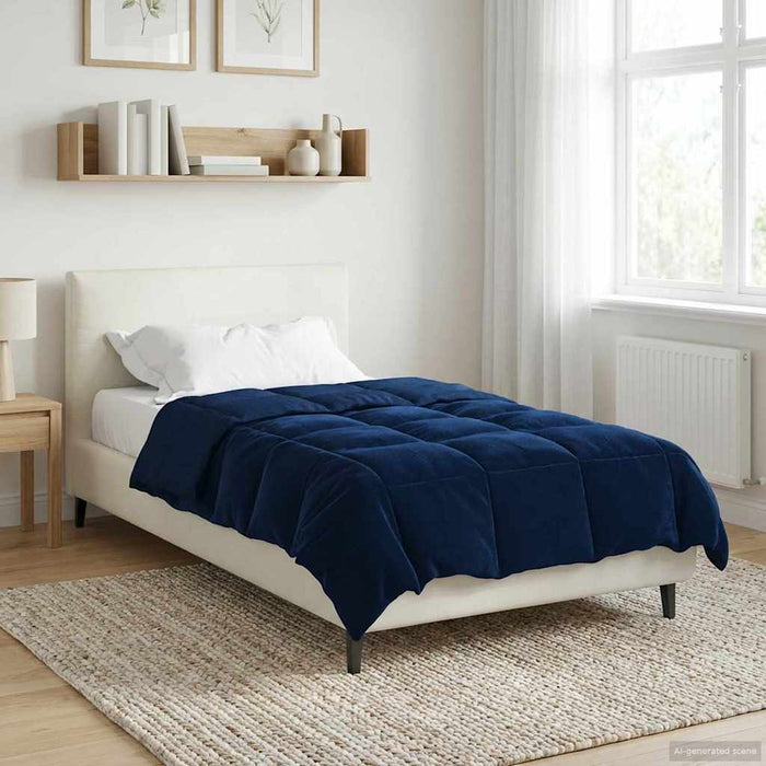 Duvet de iarnă Patos Albastru închis 155 x 200 cm Microfibră - WALTI WALTI