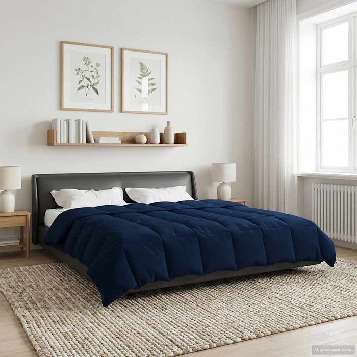 Duvet de iarnă Patos Albastru închis 200 x 200 cm Microfibră - WALTI WALTI