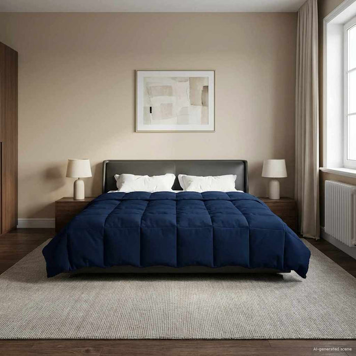 Duvet de iarnă Patos Albastru închis 200 x 200 cm Microfibră - WALTI WALTI
