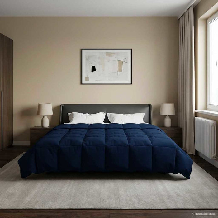 Duvet de iarnă Patos Albastru închis 200 x 240 cm Microfibră - WALTI WALTI