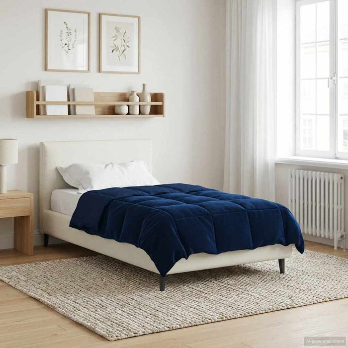 Duvet de iarnă Patos Albastru închis 135 x 220 cm Microfibră - WALTI WALTI