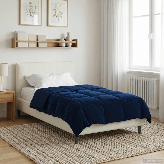 Duvet de iarnă Patos Albastru închis 140 x 220 cm Microfibră - WALTI WALTI