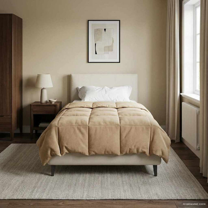 Duvet de iarnă Patos Albastru închis 140 x 220 cm Microfibră - WALTI WALTI