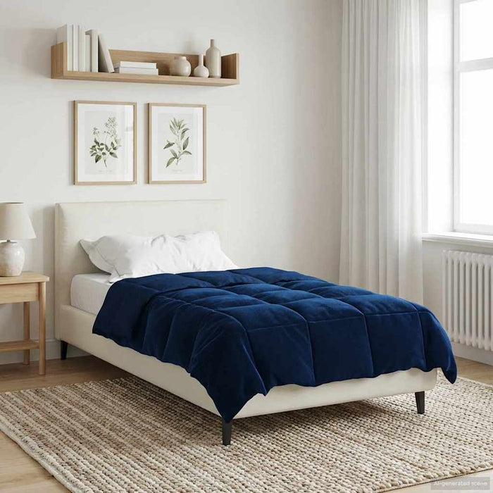 Duvet de iarnă Patos Albastru închis 155 x 220 cm Microfibră - WALTI WALTI