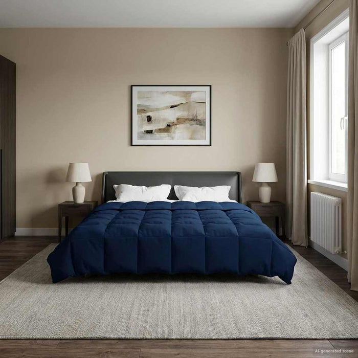 Duvet de iarnă Patos Albastru închis 200 x 220 cm Microfibră - WALTI WALTI