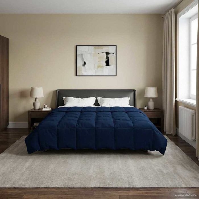 Duvet de iarnă Patos Albastru închis 220 x 240 cm Microfibră - WALTI WALTI
