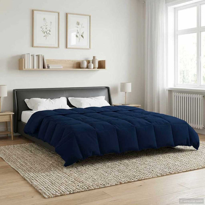 Duvet de iarnă Patos Albastru închis 240 x 260 cm Microfibră - WALTI WALTI