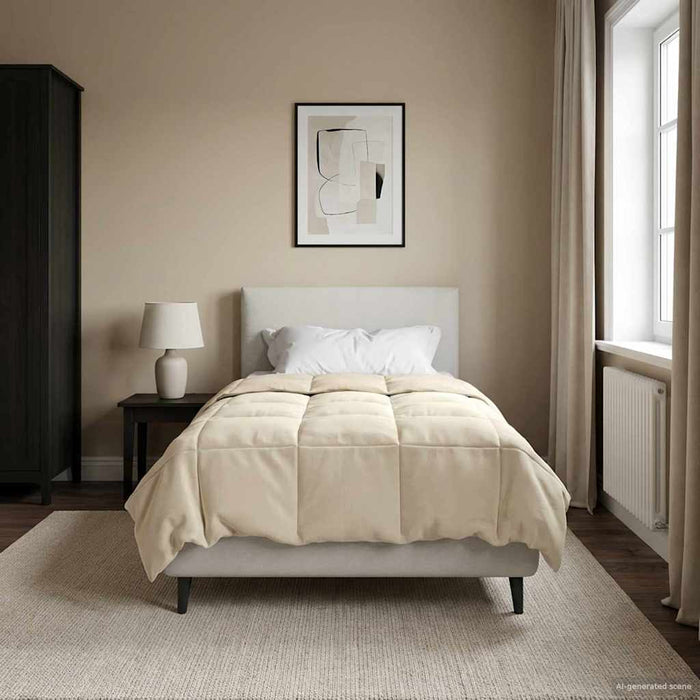 Duvet de iarnă Patos Crem 135 x 200 cm Microfibră - WALTI WALTI