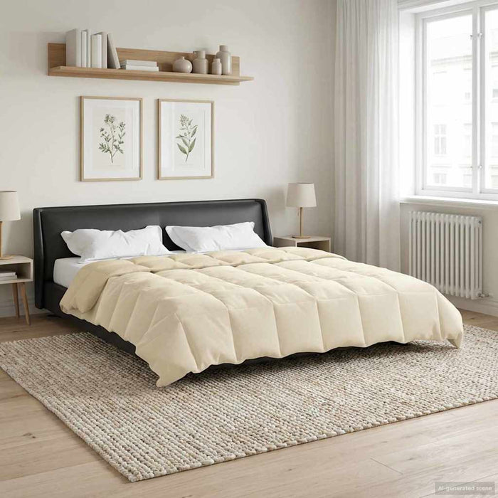 Duvet de iarnă Patos Crem 200 x 240 cm Microfibră - WALTI WALTI