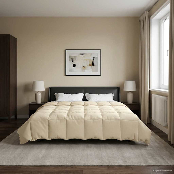 Duvet de iarnă Patos Crem 200 x 240 cm Microfibră - WALTI WALTI