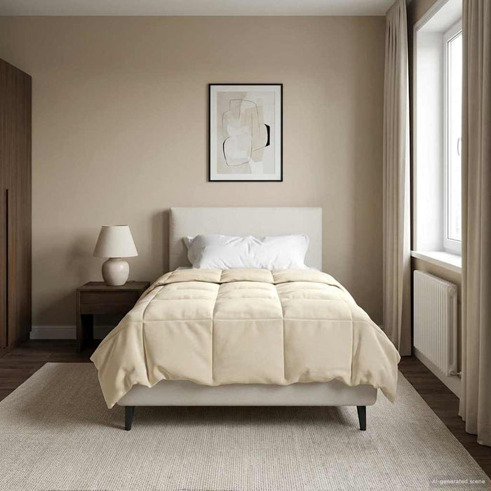 Duvet de iarnă Patos Crem 135 x 220 cm Microfibră - WALTI WALTI